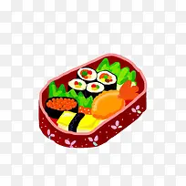 寿司盒饭