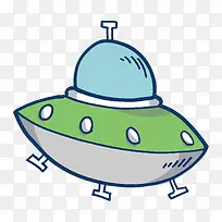 卡通航空航天载人宇宙飞船