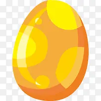 金色卡通鸡蛋