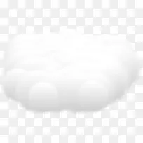 漂浮的立体云朵