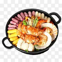 正宗韩式年糕海鲜锅