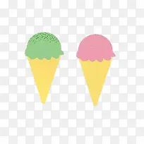 冰淇淋卡通PNG