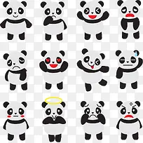 可爱熊猫情绪图