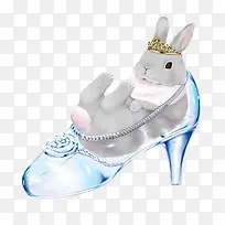 水晶鞋兔子
