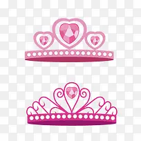 水晶粉色王冠