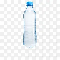 透明解渴蓝色塑料瓶饮用水实物