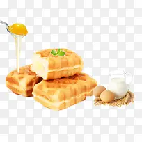 蛋羹乳酪面包营养早餐