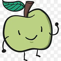绿色小苹果设计