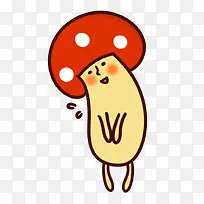 卡通蘑菇小人