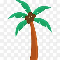 椰子树矢量热带夏威夷