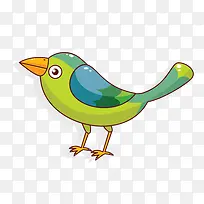 绿色的小鸟