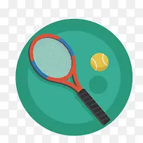 卡通运动网球矢量图标免抠图PNG