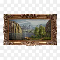 古典风景油画框