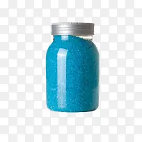 蓝色海盐晶体