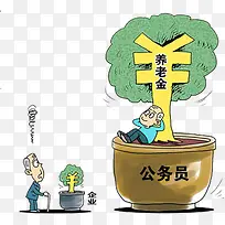 公务员养老金