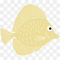 卡通海洋生物鱼文艺风海报设计