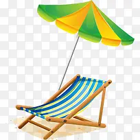 夏季休闲沙滩躺椅