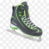 黑绿色滑冰鞋装饰
