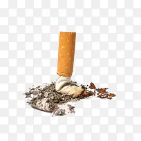 香烟和烟灰效果图