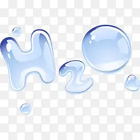 水 h2o 水分子 水珠