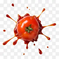 摔坏的番茄