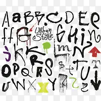 艺术英文字母