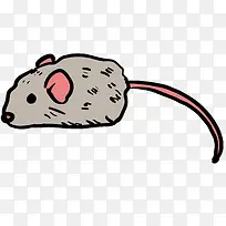 卡通可爱的小老鼠动物设计