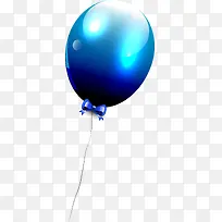 蓝色清新气球