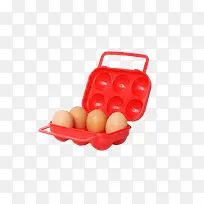 红色八个装鸡蛋保护盒
