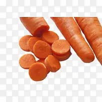切成块的红萝卜
