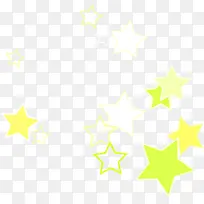 黄色绿色星星
