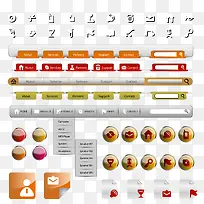 矢量网页模板