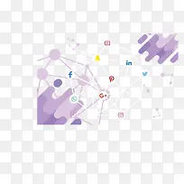 紫色斜纹社交网络