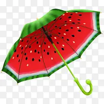 西瓜图案雨伞
