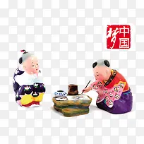 中国风陶瓷娃娃