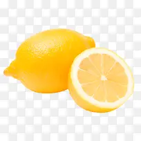 黄色的酸柠檬水果