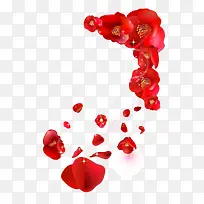 守护红色鲜花