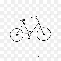 手绘自行车