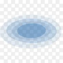 蓝色圆圈免抠元素