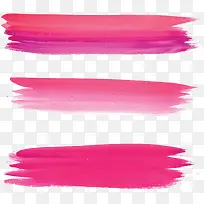 粉红色水彩笔刷横纹