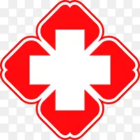 红色红十字会医院标志