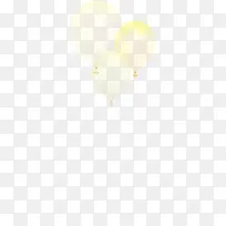 儿童节黄色半透明气球