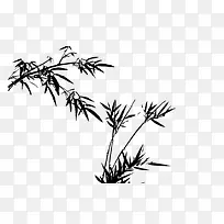 竹子素描植物 植物竹子