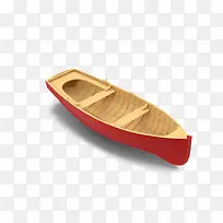 木制划桨船
