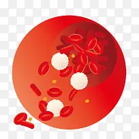 卡通血红蛋白细胞