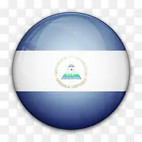 国旗尼加拉瓜对世界标志图标