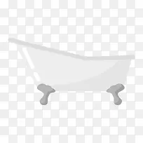 卡通扁平化浴缸PNG