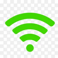 绿色靓丽的wifi信号格