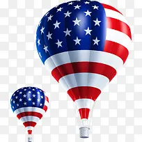 创意美国标志热气球