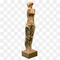 古典木雕美女雕像